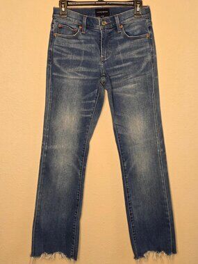 Lucky Brand Easy Rider Bootcut Jeans with Raw Hem, Size 2/26 R
